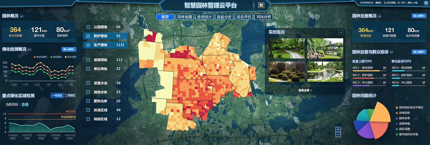 環球軟件智慧園林管理平臺 環球軟件智慧園林管理平臺