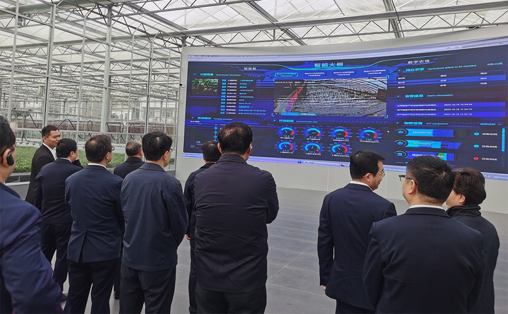 山東省委書記參觀考察魯渝(壽光)蔬菜現代產業園數字化農業發展情況