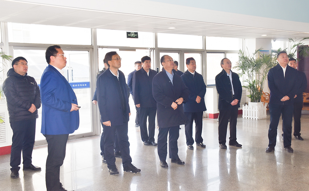 山東省人社廳黨組成員、副廳長衣軍強蒞臨環球軟件調研